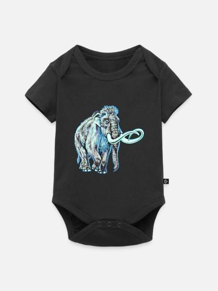 Mammut - Baby Premium Kurzarmbody - Schwarz