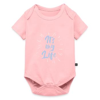 C’est ma vie - Body à manches courtes Premium Bébé - rose - Devant