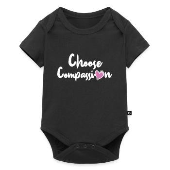Mitgefühl Ethik Motivation Cooles Geschenk - Baby Premium Kurzarmbody - Schwarz - Vorne