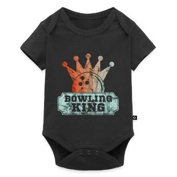 Bowling King Cones Bowling Bowler - Body à manches courtes Premium Bébé - noir - Devant