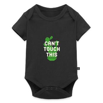 Can not touch this cactus - Baby Premium short-sleeve bodysuit - black - Front