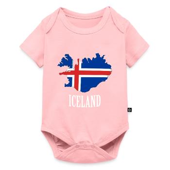 Islande - Body à manches courtes Premium Bébé - rose - Devant