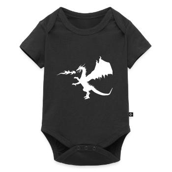 Dragon dragon - Body à manches courtes Premium Bébé - noir - Devant