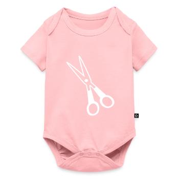 Schere - Baby Premium Kurzarmbody - Rosa - Vorne
