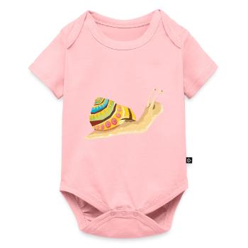 slug - Baby Premium short-sleeve bodysuit - rose - Front