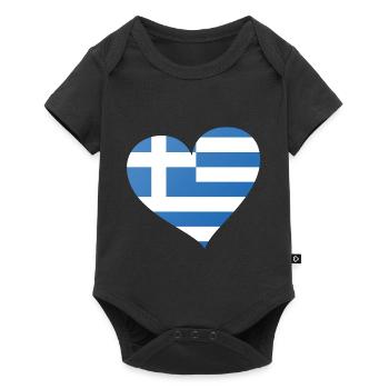 Greece - Baby Premium short-sleeve bodysuit - black - Front