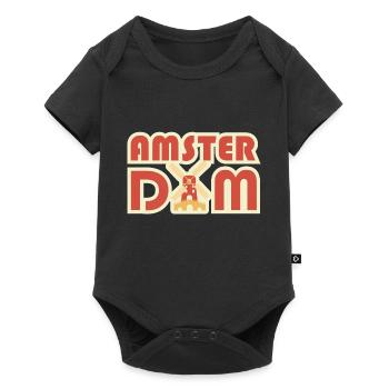 Voyage Amsterdam - Body à manches courtes Premium Bébé - noir - Devant