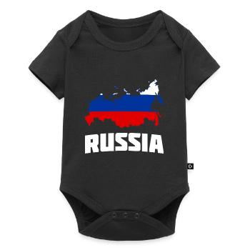 Russia Russia Map Map Country Gift - Baby Premium short-sleeve bodysuit - black - Front