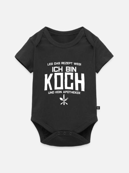 KOCH - Ich bin Koch - Baby Premium Kurzarmbody - Schwarz
