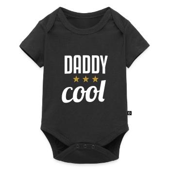 DADDY COOL - Baby Premium short-sleeve bodysuit - black - Front