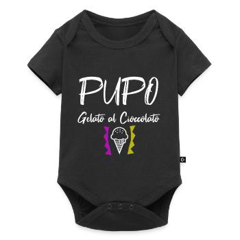 PUPO Cantante Gelato Italy Gift Funny - Baby Premium short-sleeve bodysuit - black - Front