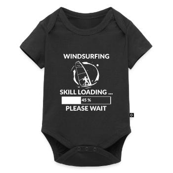 Planche à voile voile Sports nautiques - Body à manches courtes Premium Bébé - noir - Devant