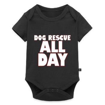 Dogs Animal Welfare - Baby Premium short-sleeve bodysuit - black - Front