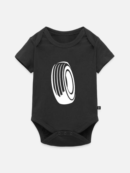 Rennsport - Baby Premium Kurzarmbody - Schwarz
