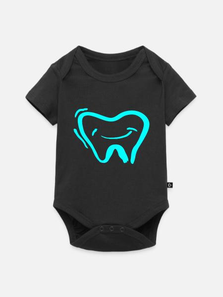 Dent - Body à manches courtes Premium Bébé - noir