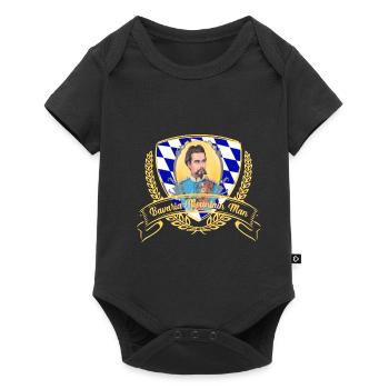 Bavaria Mountain Man - Body à manches courtes Premium Bébé - noir - Devant