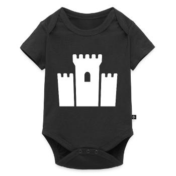 Castle - Baby Premium short-sleeve bodysuit - black - Front