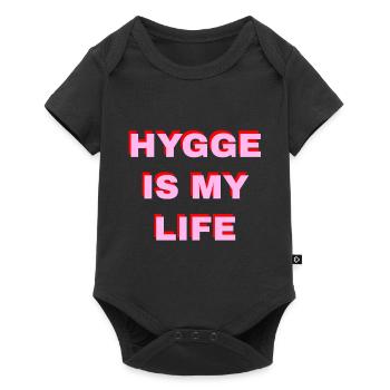 Hygge Is My Life - Baby Premium short-sleeve bodysuit - black - Front