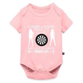 Fléchettes, fléchettes, marcher sur les filles - Body à manches courtes Premium Bébé - rose - Devant