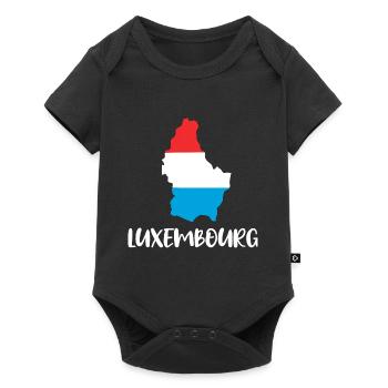 luxembourg - Baby Premium short-sleeve bodysuit - black - Front