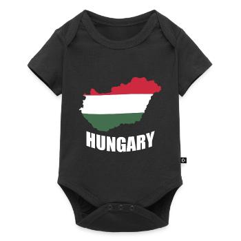 HONGRIE - Body à manches courtes Premium Bébé - noir - Devant