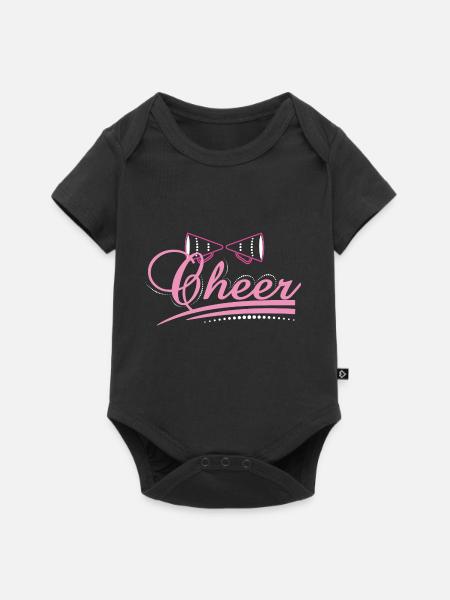 Cheerleading-T-Stück Perfektes Geschenk für - Baby Premium Kurzarmbody - Schwarz