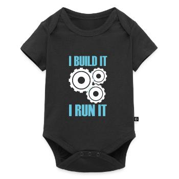 Devops Development Software Developer Geek - Baby Premium short-sleeve bodysuit - black - Front