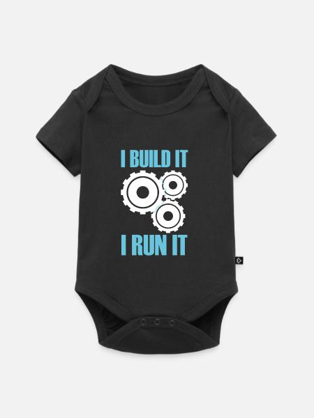 Développeur Devops Development Software Geek - Body à manches courtes Premium Bébé - noir