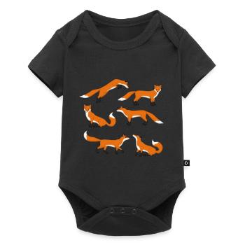 Sélection Red Fox - Body à manches courtes Premium Bébé - noir - Devant