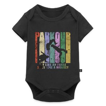 Parkour Freerunner Traceur Le Parcour - Baby Premium short-sleeve bodysuit - black - Front