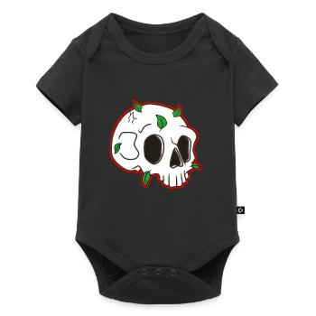 Conception de crâne - Body à manches courtes Premium Bébé - noir - Devant