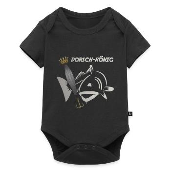 Dorschkönig - Baby Premium Kurzarmbody - Schwarz - Vorne