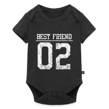 Beste Freunde Best Friends - Baby Premium short-sleeve bodysuit - black - Front