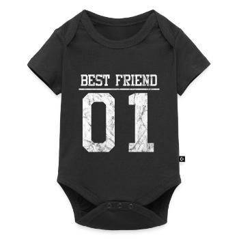 Best Friends Best Friend - Baby Premium short-sleeve bodysuit - black - Front