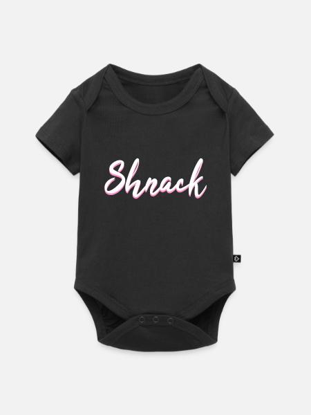 Shnack - Baby Premium Kurzarmbody - Schwarz