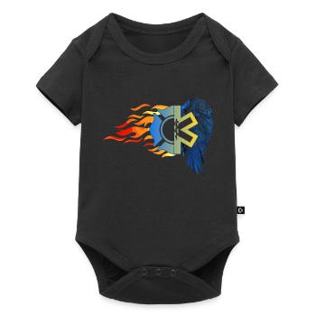 Fire department paramedics emergency services - Baby Premium short-sleeve bodysuit - black - Front