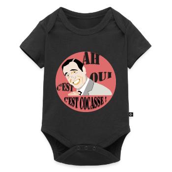 OSS 117 Lucien Bramard - Body à manches courtes Premium Bébé - noir - Devant