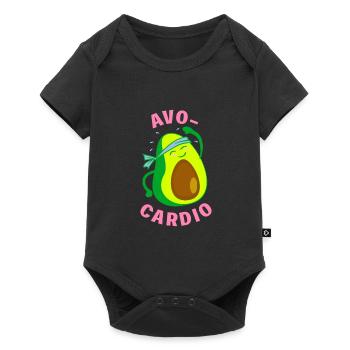 Avo Cardio - Baby Premium short-sleeve bodysuit - black - Front
