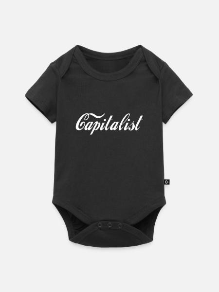 Capitalist - Kapitalist - Baby Premium Kurzarmbody - Schwarz