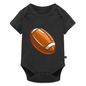 American football - Baby Premium short-sleeve bodysuit - black - Front