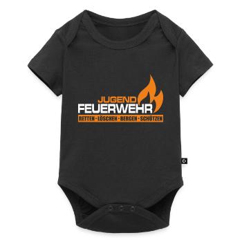 Jugendfeuerwehr I Retten Löschen Bergen Schützen - Baby Premium Kurzarmbody - Schwarz - Vorne