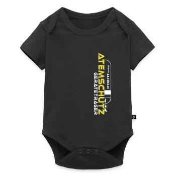 Feuerwehr I Atemschutz I Geräteträger I AGT - Baby Premium Kurzarmbody - Schwarz - Vorne