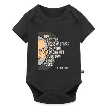 Half Face "Don't Let The Noise Of Others Opinion - Baby Premium short-sleeve bodysuit - black - Front