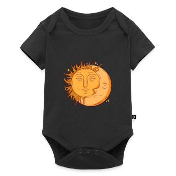 Le Soleil et la Lune unissent l’union - Body à manches courtes Premium Bébé - noir - Devant