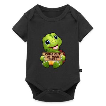 Turtle Turtle Gift Idea Turtles Sea - Baby Premium short-sleeve bodysuit - black - Front
