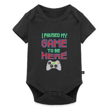 Retrogaming - Gaming - Video Game - Baby Premium short-sleeve bodysuit - black - Front
