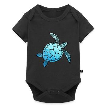 Turtle Turtle Gift Idea Turtles Sea - Baby Premium short-sleeve bodysuit - black - Front