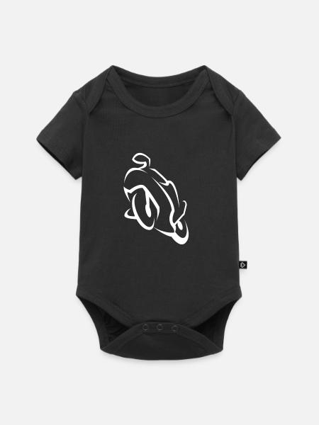 Motorrad - Baby Premium Kurzarmbody - Schwarz