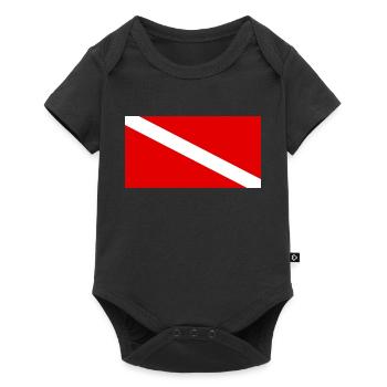 Pavillon de plongée Diving Flag - Body à manches courtes Premium Bébé - noir - Devant