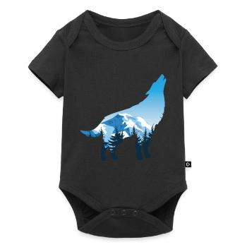 Awesome Wolf Tee For Werewolf Fan Tee "Werewolf" - Baby Premium short-sleeve bodysuit - black - Front